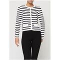 Pull Kebello Gilet Cardigan F, Blanc