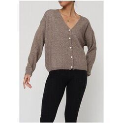 Pull Kebello Gilet Cardigan F, Marron