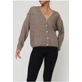 Pull Kebello Gilet Cardigan F, Marron