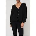 Pull Kebello Gilet Cardigan F, Noir