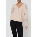 Pull Kebello Gilet Cardigan F, Beige