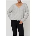 Pull Kebello Gilet Cardigan F, Gris