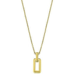 Collier Lotus Collier Style G&eacute;om&eacute;trique acier dor&eacute; Jaune