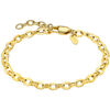Bracelets Lotus Bracelet Style Maille For&ccedil;at Acier Dor&eacute; Jaune