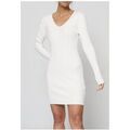 Robe Kebello Robe Col V F, Blanc