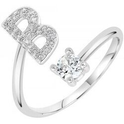 Bijoux Sc Crystal B2804-B Argent&eacute;
