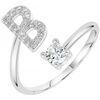 Bijoux Sc Crystal B2804-B Argent&eacute;