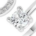 Bijoux Sc Crystal B2804-C Argent&eacute;