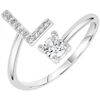 Bijoux Sc Crystal B2804-L Argent&eacute;