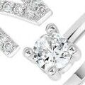 Bijoux Sc Crystal B2804-N Argent&eacute;