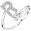 Bijoux Sc Crystal B2804-R Argent&eacute;