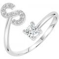 Bijoux Sc Crystal B2804-S Argent&eacute; Grenoble