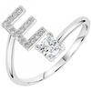 Bijoux Sc Crystal B2804-E Argent&eacute;