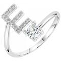 Bijoux Sc Crystal B2804-E Argent&eacute;
