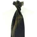 Echarpe Brochier Soieries 1890 Echarpe Plumes brunes