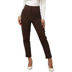 Pantalon La Modeuse Pantalons pour femme - Marron -