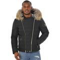 Vestes sur Grenoble : Blouson Horspist CARLTON NOIR COL NATUREL