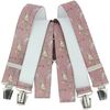 Ceinture Tony & Paul Bretelle 4 clips Paons