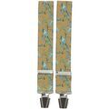 Ceintures sur Grenoble : Ceinture Tony & Paul Bretelle 4 clips Paons