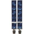 Ceinture Tony & Paul Bretelle 4 clips P&ecirc;cheur de saumons Bleu Grenoble