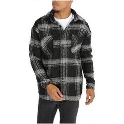 Chemise Kebello Surchemise polaire &agrave; carreaux H, Noir Noir