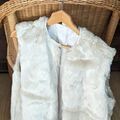 Gilet Les Tropeziennes par M.Belarbi GILET SANS MANCHES FOURRURE BEIGE Grenoble