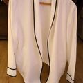 Veste Tru Trussardi VESTE BLANCHE ET NOIRE