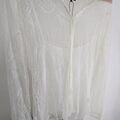 Chemise Kiomi Chemisier en dentelles avec caraco KIOMI