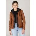 Veste Cityzen ISABELA HOOD COGNAC