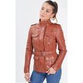 Veste Rose Garden LETOYA LAMB VITA COGNAC