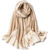 Echarpe Chikooparis &Eacute;charpe 100% pur cachemire DUO - Beige Beige