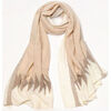 Echarpe Chikooparis &Eacute;charpe 100% pur cachemire ISRA - Beige Beige