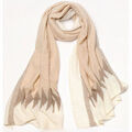 Echarpe Chikooparis &Eacute;charpe 100% pur cachemire ISRA - Beige Beige