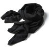 Echarpe Chikooparis &Eacute;charpe 100% pur cachemire LULU - Noir Noir