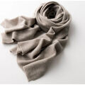 Echarpe Chikooparis &Eacute;charpe 100% pur cachemire LULU - Gris marron Gris