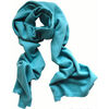 Echarpe Chikooparis &Eacute;charpe 100% pur cachemire LULU - Bleu noisette Bleu