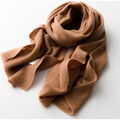 Echarpe Chikooparis &Eacute;charpe 100% pur cachemire LULU - Kaki Marron