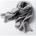 Echarpe Chikooparis &Eacute;charpe 100% pur cachemire LULU - Gris clair Gris