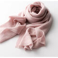 Echarpe Chikooparis &Eacute;charpe 100% pur cachemire LULU - Rose Rose
