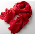Echarpe Chikooparis &Eacute;charpe 100% pur cachemire LULU - Rouge Rouge