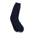 Chaussettes Chikooparis Chaussettes 100% pur cachemire MARY - Bleu fonc&eacute; Bleu