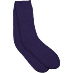 Chaussettes Chikooparis Chaussettes 100% pur cachemire MARY - Violet