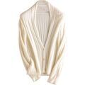 Gilet Chikooparis Gilet 100% pur cachemire - Blanc Grenoble