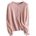 Gilet Chikooparis Gilet 100% pur cachemire - Rose Grenoble