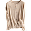 Gilet Chikooparis Gilet 100% pur cachemire - Beige Grenoble