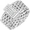 Bijoux Sc Crystal B2574-ARGENT-T17-54 Argent&eacute;