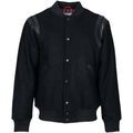 Vestes sur Grenoble : Blouson Harrington Veste en laine noire