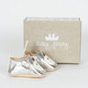 Ballerines enfant Easy Peasy MY BLUMOO POMME Argent&eacute;
