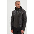 Veste Daytona WINSTONER SHEEP KANVAL BLACK/COGNAC