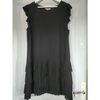 Robe courte Etam Jolie petite robe noire avec plis asym&eacute;triques Noir